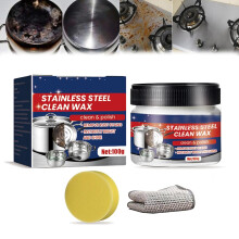 Stainless Steel Cleaner Nano Paste, Fast Stain Removal Scratch Remover for Sink Fridge Cookware 1pc