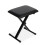 Adjustable Piano Bench with Padded Seat, XStyle Foldable Keyboard Stool, Durable Iron Frame, Black 1