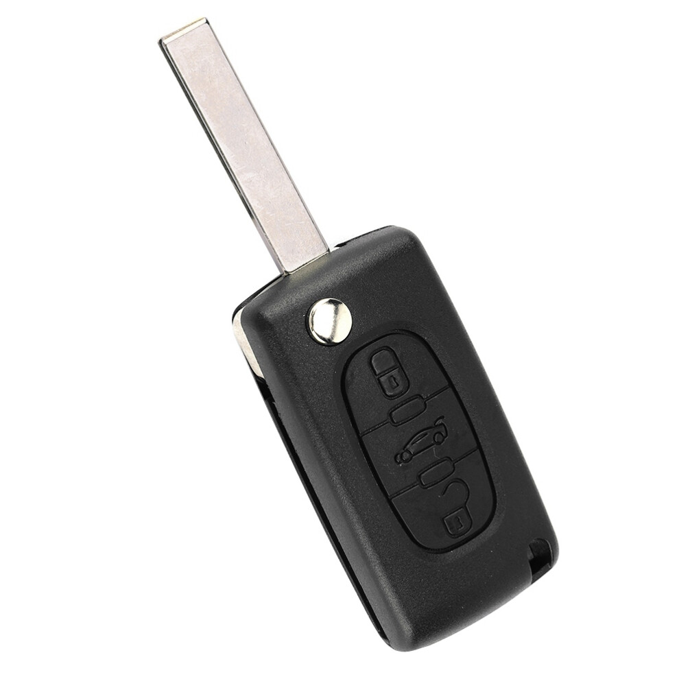Pcf7941 434Mhz 3-Button Car Key Fob Black 7631393556459