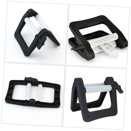 Durable Toothpaste Squeezer Tube Roller for Lotion Hair Dye Cream Easy Rolling Black 2