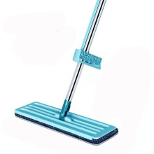 Hands Flat Mop 35cm Wide Head Self Wringing Microfiber Floor Mop for Tile and Wood Floors