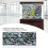 Background PVC Fish Tank Sticker Image Color 1