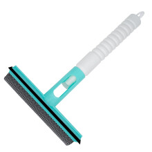 Window Squeegee with Spray Bottle, 2 in 1 Glass Cleaning Tool for Shower Mirror Car Windows, Streak Wiping
