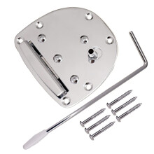 Electric Guitar Bridge Set Tremolo Bridge for Jazzmaster Style Durable Metal Easy DIY Installation
