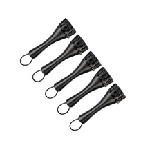 5PCS Aluminum Alloy Violin Tailpiece with 4 Tuners for 1/2 Size Student Acoustic Violin Replacement