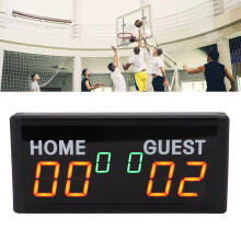 1.8/1 Inch Score Keeper with Remote, 4 Red 2 Green