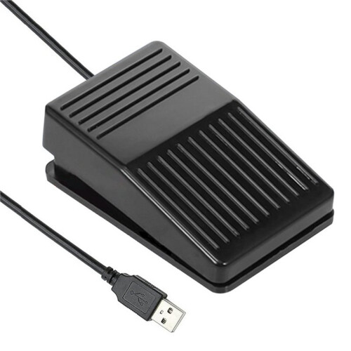 USB Foot Pedal Control  Programmable Keyboard Mouse Adapter for PC Game Multimedia Ultrasound Image 2