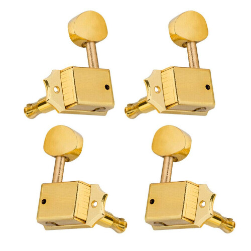 Gold 4 String Ukulele Tuning Pegs Set 2R2L Balanced Layout Stable Tuning Performance Easy Installation 2
