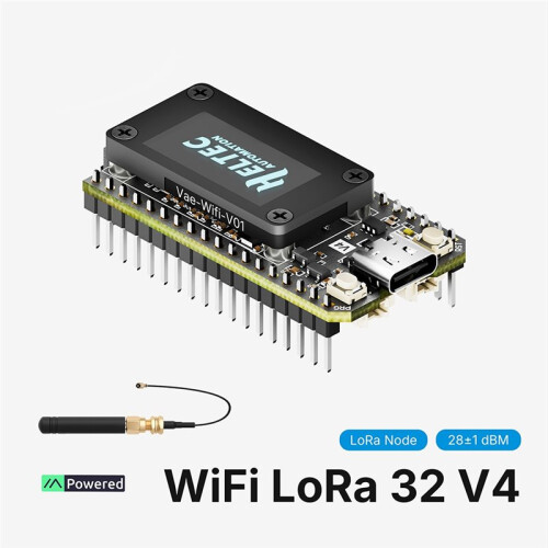 2Pcs Heltec LoRa 32 V4 Meshtastic Dev-Board W/GPS ESP32-SX1262 0.96inch OLED Solar Powered LoRaWAN 28dbm 1