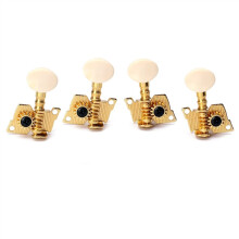 4 Pieces Ukulele Tuning Pegs 2L2R Set, Precision Tuning Control, Smooth Gear Rotation, Replacement Tuners