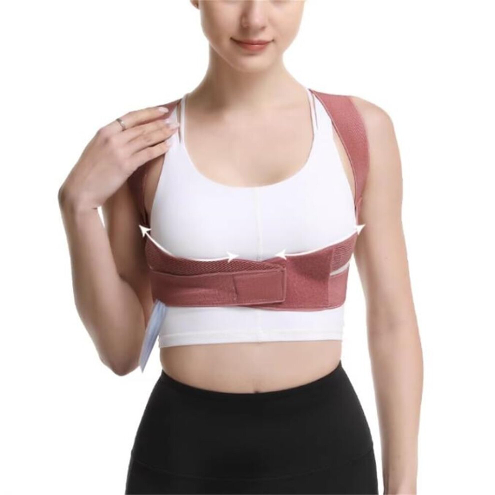 Posture Corrector for Adults Adjustable Back Support Brace Invisible Under Clothing Small Size D