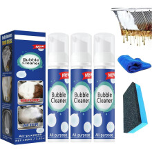 Kitchen Degreaser Foam Spray 3 Pack, Heavy Duty Grease Remover for Stovetop and Oven, Cold Surface Cleaner