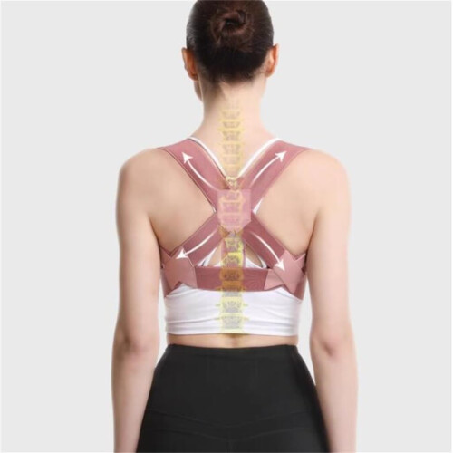 Posture Corrector for Adults Adjustable Back Support Brace Invisible Under Clothing Small Size D 1