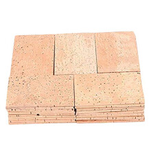 50Pcs Saxophone Neck Cork Sheet 2mm for Alto Tenor Soprano Clarinet, Natural Cork Seal Set