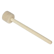 Snare Drum Mallet with Nonslip Wood Handle and Felt Head, 32cm Balanced Marching Drum Beater Replacement