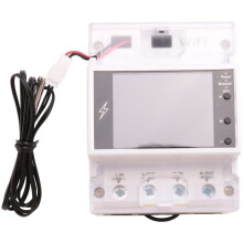 AT4PTW WIFI Tuya Din Rail Digital Thermostat Incubator Temperature Controller with Timer AC220V 100A for Heating