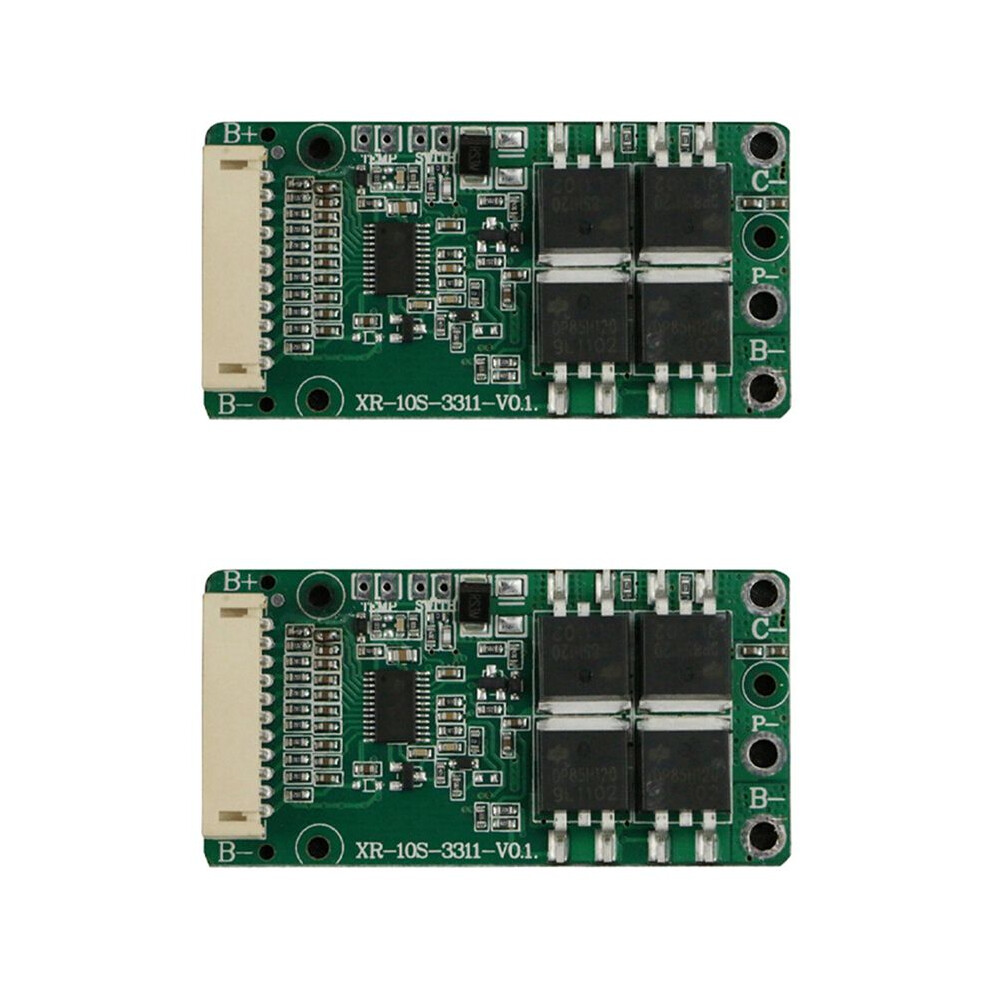2X Bms 10S 36V 15A 18650 Li-Ion Lithium Battery Charge Protection Board Pcb Pcm Common Port For Escooter E-Bike Charging 6032332997172