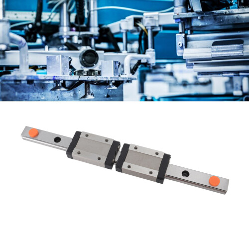 MGN12H 200mm Linear Guide Rail, 2 Sliders, Silver