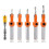 6PC Woodworking Countersink Drill Taper Hole Drill Hole Opener Set Hexagon Screw Hardware Tools Countersink Drill. 5