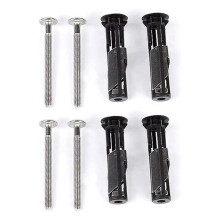 16X Toilet Bolt Kit Toilet Cover Fixed Screw Lock Expansion Pastoral Toilet Bathroom Bolts