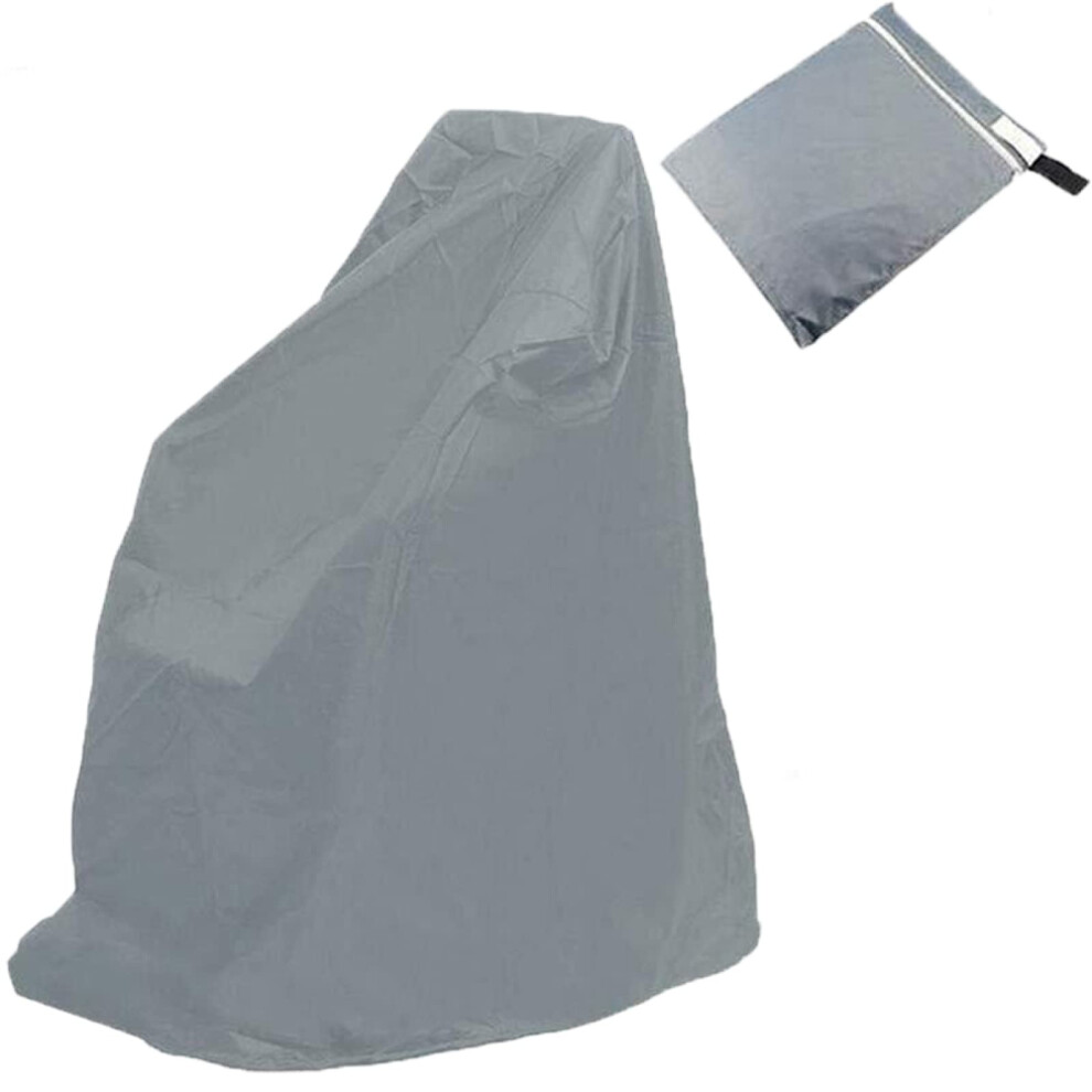 Grey Waterproof Wheelchair And Mobility Scooter Cover 210D Oxford Heavy Duty AllâWeather Windproof 45X29x51in