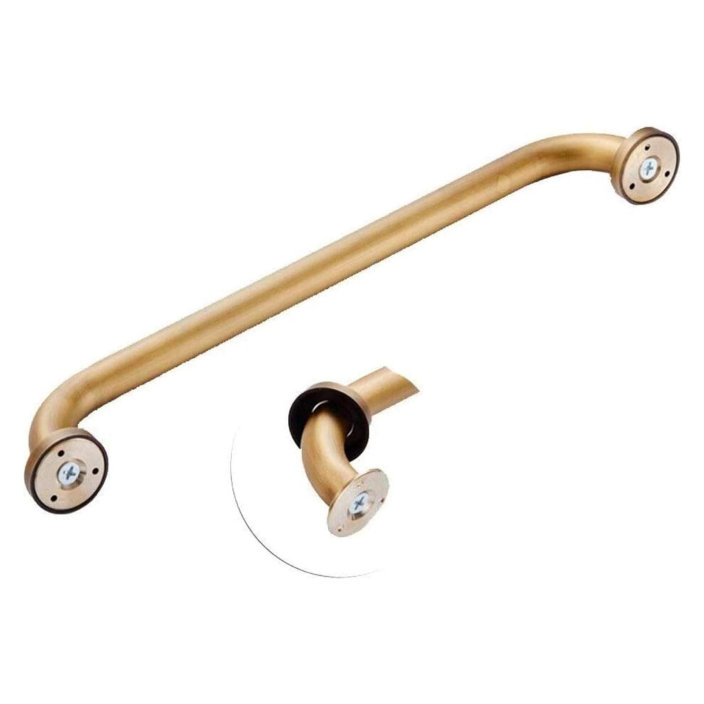 Copper Bathroom Grab Bar for Elderly AntiSlip Safety Handrail Wall Mounted AntiFall Support