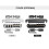 Electric Guitar Bridge 6 String Split Design with Adjustable Ball Roller for Smooth Tremolo and Precise Alignment 5