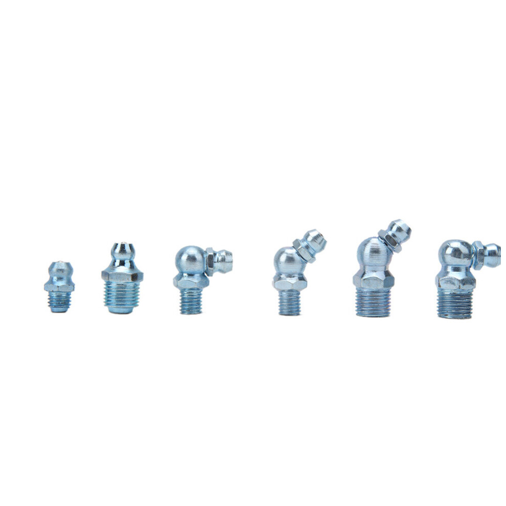 110Pcs Grease Nipple Nozzle 1/8In-28/1/4In-28 Blue 6941393558324