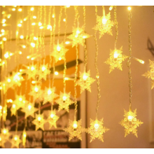 LED Curtain String Lights Waterproof Freeze Resistant Indoor Outdoor Home Use for Christmas Party Wedding Decoration