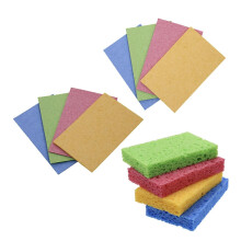 Compressed Cellulose Kitchen Sponges Pack of 8 – Fast Water Absorption, Quick Dry, Multi‑Surface Cleaning