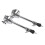 Adjustable Bass Drum Legs Chrome Stable Support Replacement Spurs Set for Percussion 1