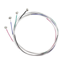 Violin Strings Set 4/4 Steel Core Nickel Silver Wound Clear Vibrant Tone Stable Tuning Performance