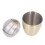 Golden 304 Stainless Desktop Trash Can with Lid 1