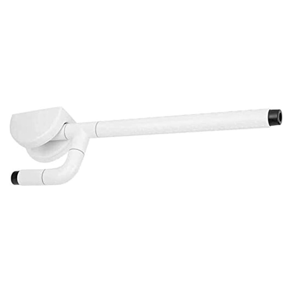 24 Inch Bathroom Grab Bar with AntiSlip Ergonomic Grip, Foldable Safety Handrail for Toilet and Shower