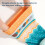 Type 8 Baby Wrist Rattles Set - Colorful Pattern 4