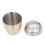 Golden 304 Stainless Desktop Trash Can with Lid 15