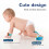 Type 8 Baby Wrist Rattles Set - Colorful Pattern 8