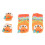 Type 8 Baby Wrist Rattles Set - Colorful Pattern 13