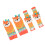 Type 8 Baby Wrist Rattles Set - Colorful Pattern 15