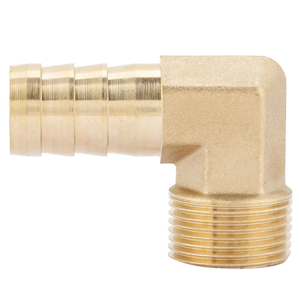 3/4 Male Thread Brass Barbed Elbow Connector