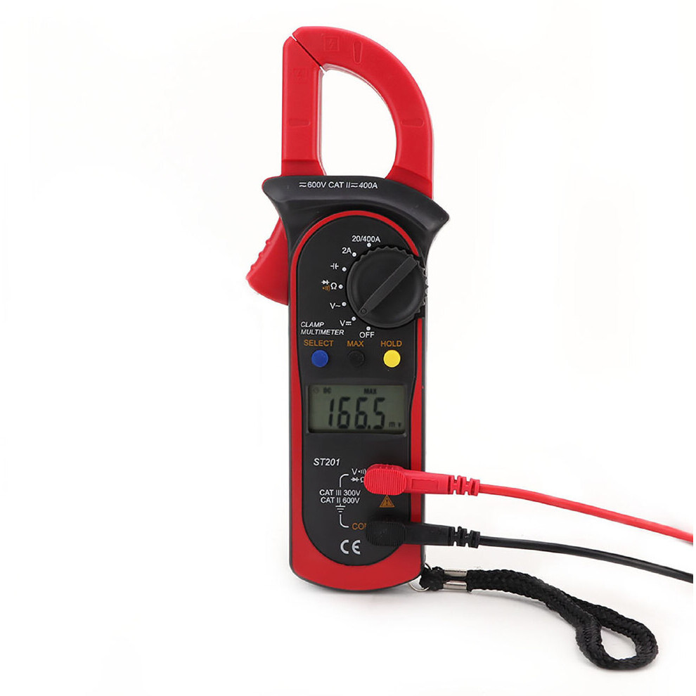 St201 Digital Clamp Meter, 205X50x30mm, 400A, Red 3311393559097