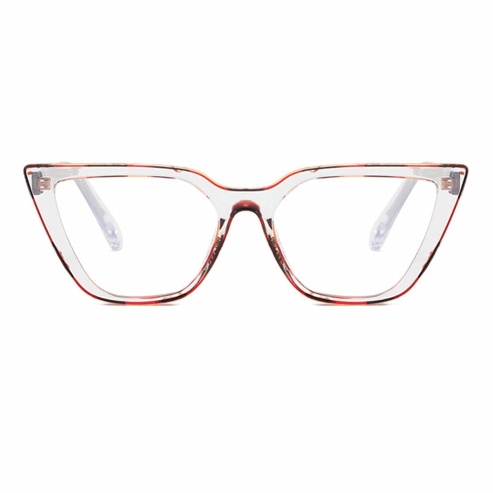 Blue/Light Blocking Cat Eye Reading Glasses 3.25X Magnification Stylish Leopard Frame For Women