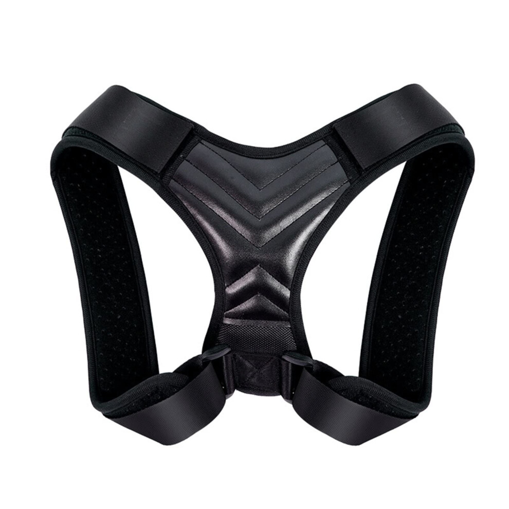 Adjustable Posture Corrector Back Brace for Shoulder and Neck Pain Relief, Breathable Soft Straps, Black XSmall