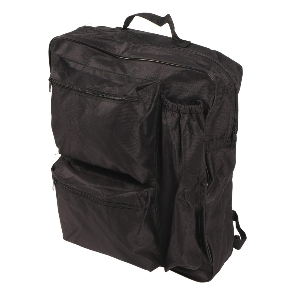 Wheelchair Storage Bag with Large Capacity Water Resistant Fabric and Quick Secure Attachment for Elderly