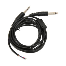 Pilot Headset Replacement Cable 6.6ft for David Clark & Avcomm with GA Plug