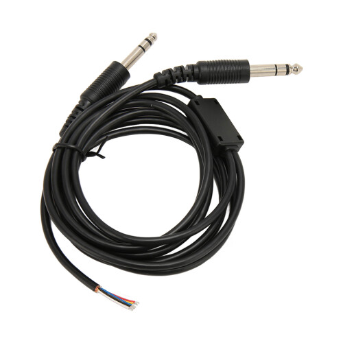 Pilot Headset Replacement Cable 6.6ft for David Clark & Avcomm with GA Plug