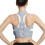 Back Posture Corrector Adjustable Lumbar Support Belt with Breathable Gray Fabric for Posture Correction Size M 1