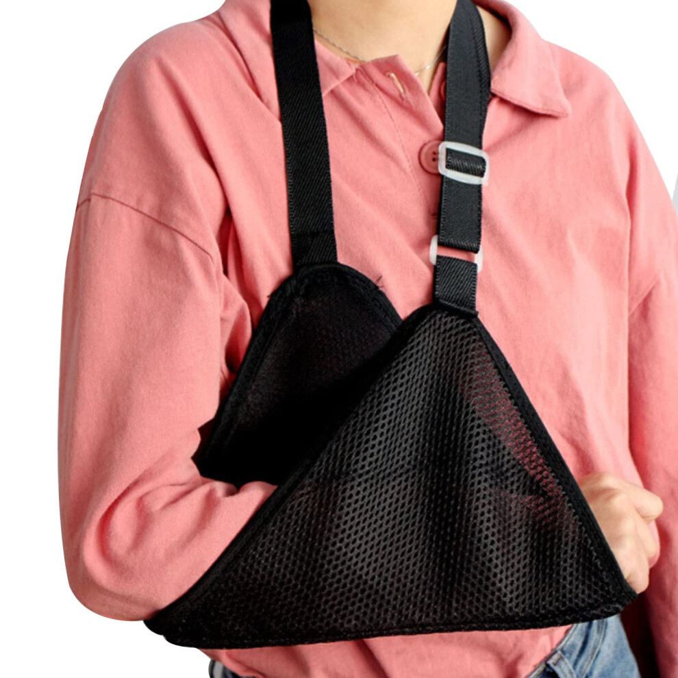 Adjustable Arm Sling for Shoulder Injury, Breathable Mesh Support Strap for Fracture Recovery