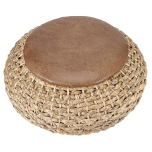 Handwoven Round Bay Window Cushion