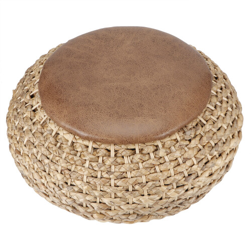 Handwoven Round Bay Window Cushion